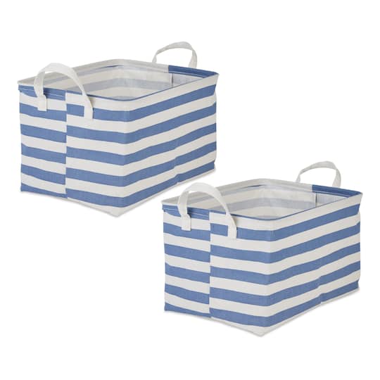 DII® Striped Laundry Bins